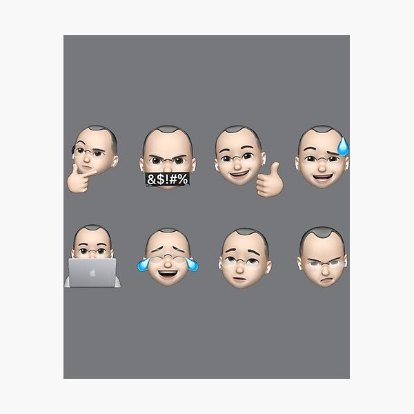 Item preview, Steve Jobs Memojis   designed and sold by jonagoldmarket.