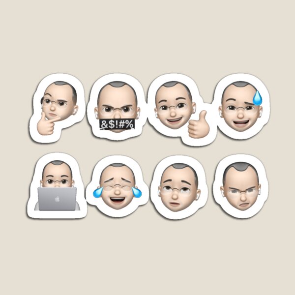 Item preview, Steve Jobs Memojis   designed and sold by jonagoldmarket.