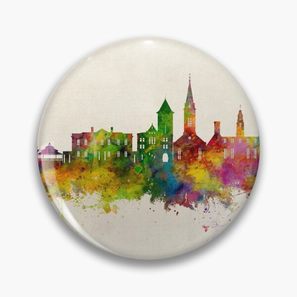 Item preview, New Bern North Carolina Skyline designed and sold by ArtPrints.