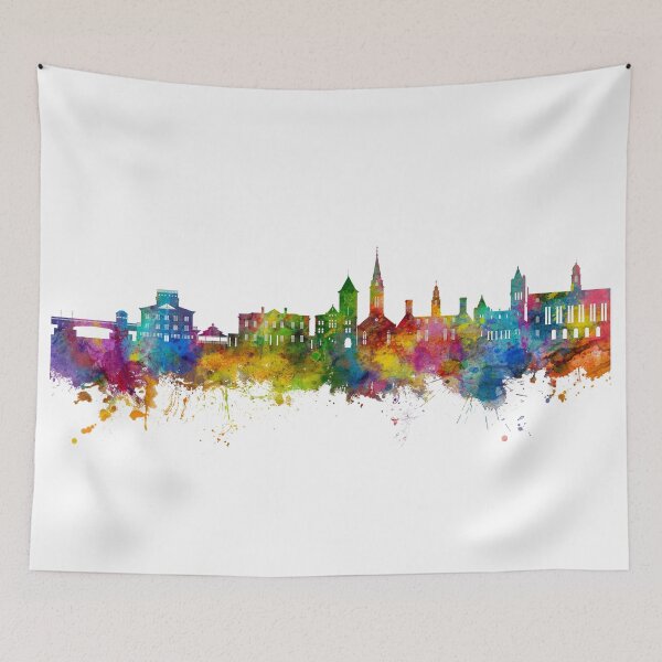 Item preview, New Bern North Carolina Skyline designed and sold by ArtPrints.