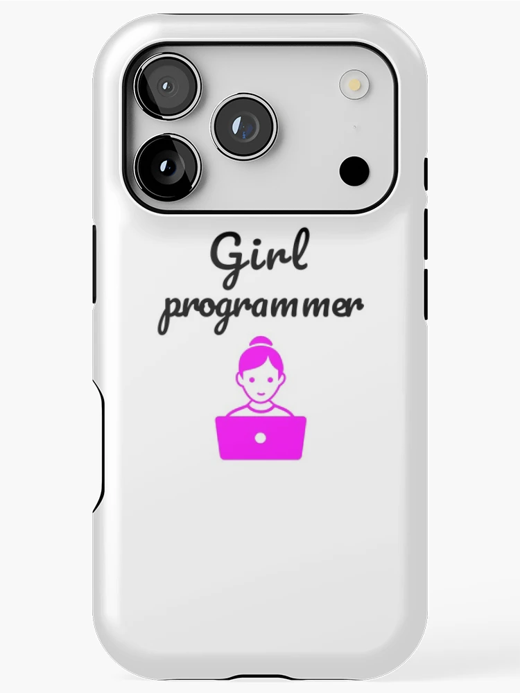 Thumbnail 1 of 4, iPhone Case, Girl Programmer, Devgirl, Source Code, Software Engineer, Computer Science, Web, WWW, Programming Humor, HTML designed and sold by Max-Wear.