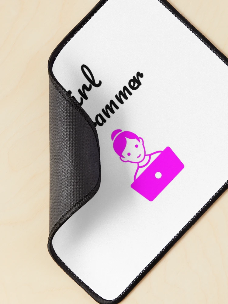 Thumbnail 2 of 5, Mouse Pad, Girl Programmer, Devgirl, Source Code, Software Engineer, Computer Science, Web, WWW, Programming Humor, HTML designed and sold by Max-Wear.