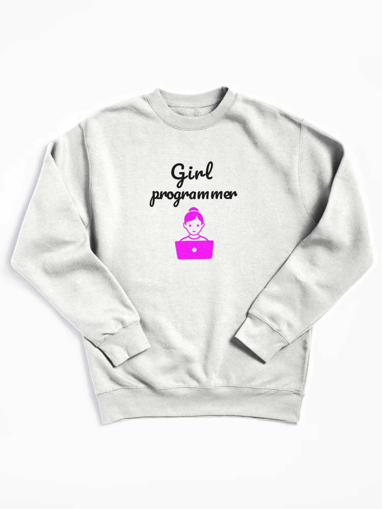 Thumbnail 1 von 6, Pullover, Programmiererin, Devgirl, Quellcode, Softwareingenieur, Informatik, Web, WWW, Programmierhumor, HTML designt und verkauft von Max-Wear.
