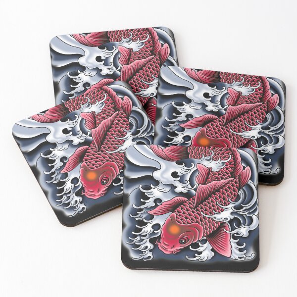 Item preview, Tattoo Koi Red designed and sold by HexOne.