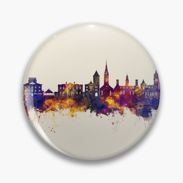 Item preview, New Bern North Carolina Skyline designed and sold by ArtPrints.