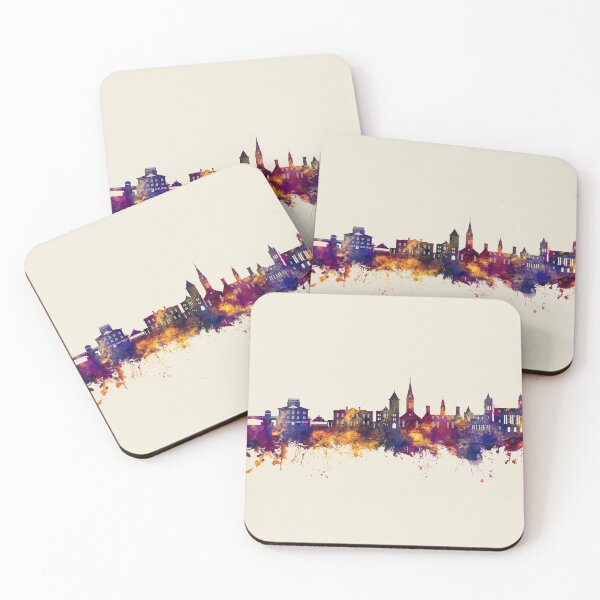 Item preview, New Bern North Carolina Skyline designed and sold by ArtPrints.