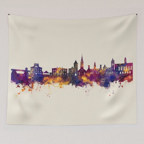Item preview, New Bern North Carolina Skyline designed and sold by ArtPrints.
