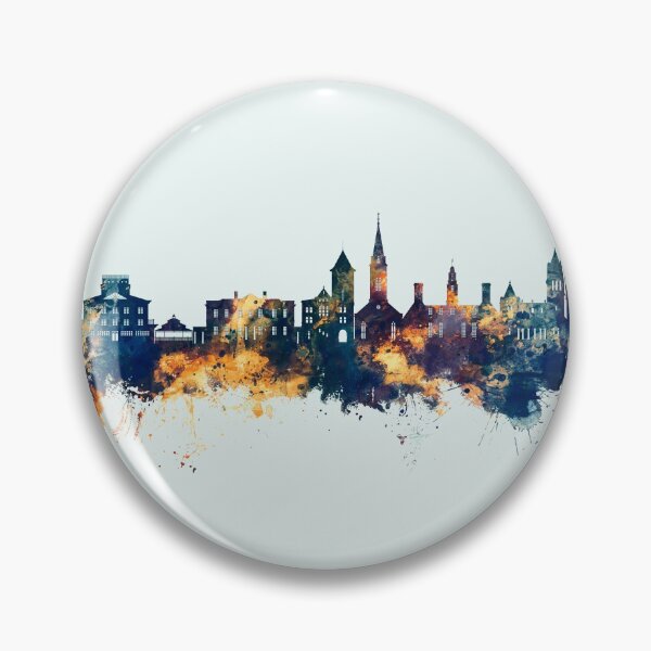 Item preview, New Bern North Carolina Skyline designed and sold by ArtPrints.