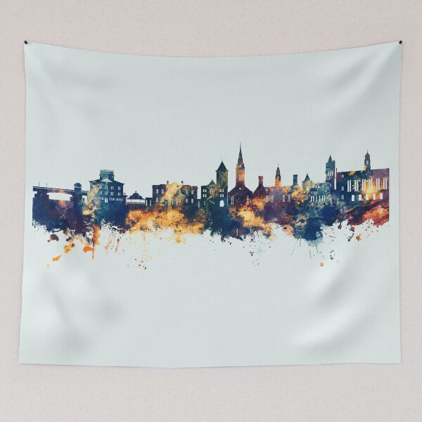 Item preview, New Bern North Carolina Skyline designed and sold by ArtPrints.