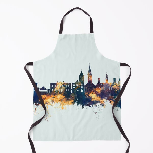 Aperçu de l'œuvre New Bern North Carolina Skyline créée et vendue par ArtPrints.