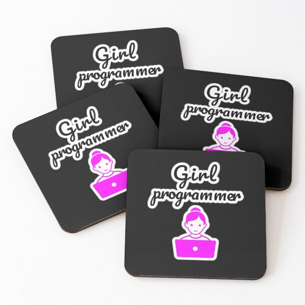 Item preview, Girl Programmer, Devgirl, Source Code, Software Engineer, Computer Science, Web, WWW, Programming Humor, HTML, Dark designed and sold by Max-Wear.