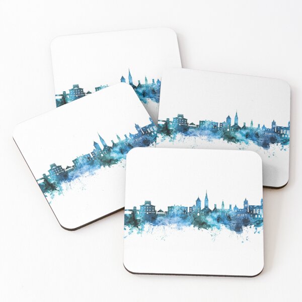 Item preview, New Bern North Carolina Skyline designed and sold by ArtPrints.