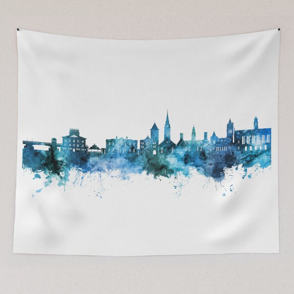 Item preview, New Bern North Carolina Skyline designed and sold by ArtPrints.