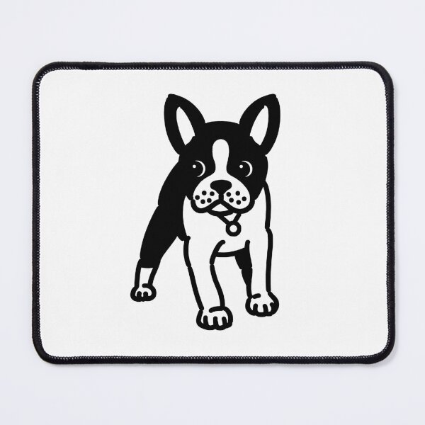 French Bulldog MOMO illustration. Mouse Pad