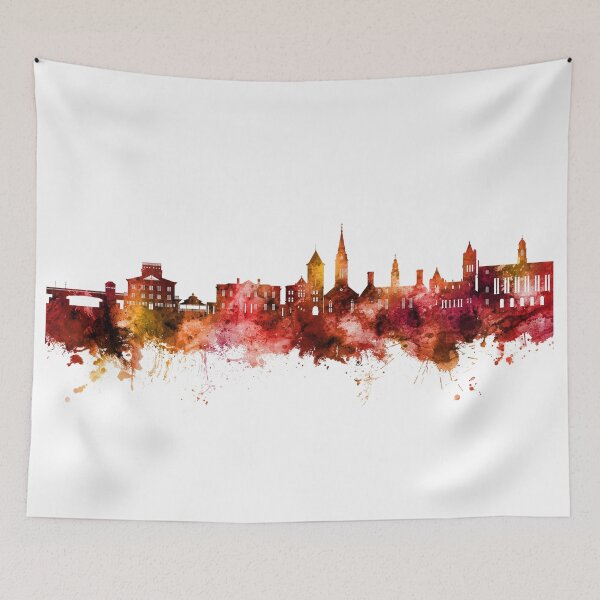 Item preview, New Bern North Carolina Skyline designed and sold by ArtPrints.