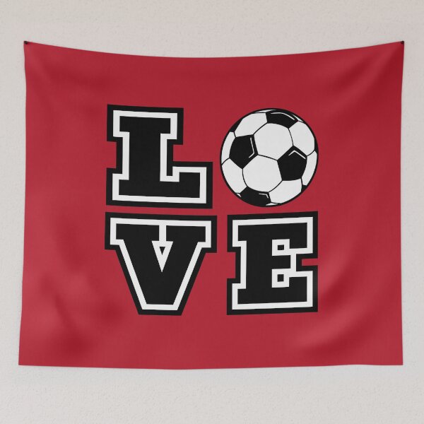 Item preview, Love Soccer Sports Quote Cool Graphic Typography   designed and sold by Bad Kitty Designz.