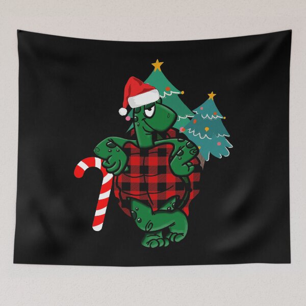 Item preview, Funny Christmas Turtle designed and sold by YOYOCollection.