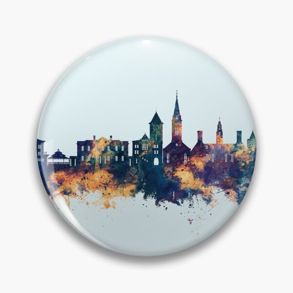 Item preview, New Bern North Carolina Skyline designed and sold by ArtPrints.