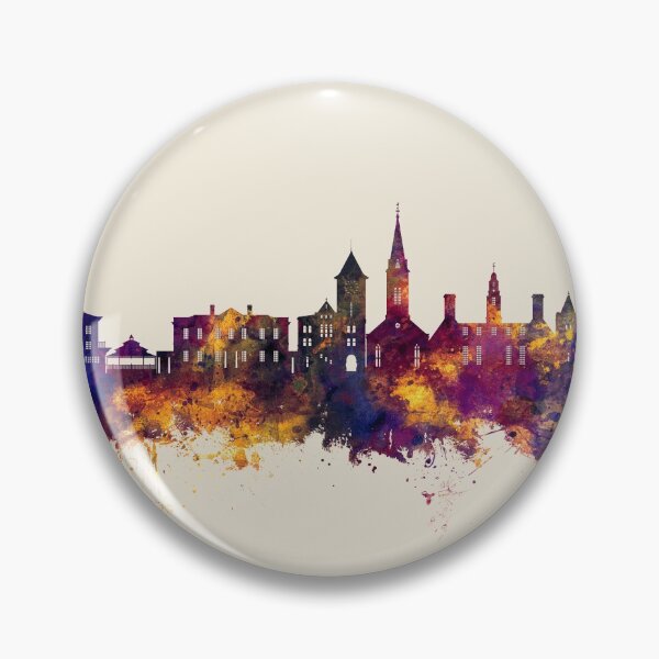 Item preview, New Bern North Carolina Skyline designed and sold by ArtPrints.