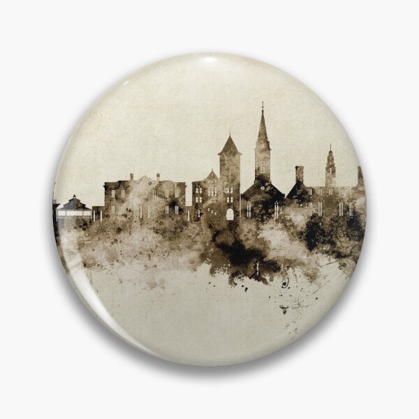 Item preview, New Bern North Carolina Skyline designed and sold by ArtPrints.