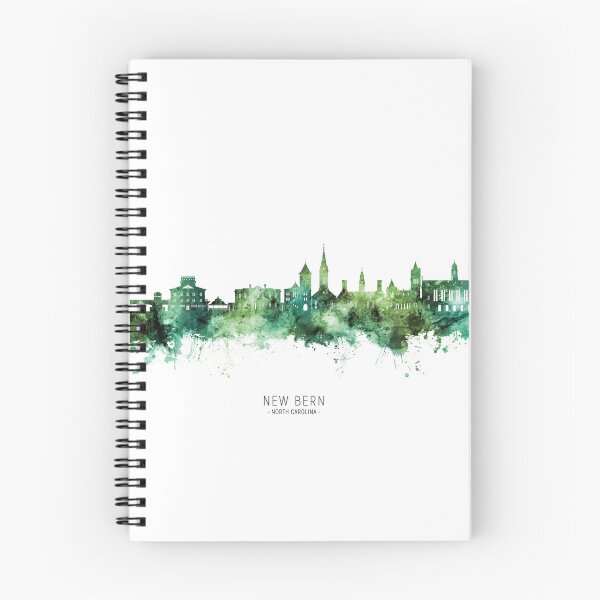 Item preview, New Bern North Carolina Skyline designed and sold by ArtPrints.