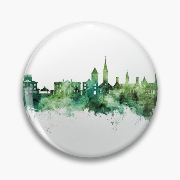 Item preview, New Bern North Carolina Skyline designed and sold by ArtPrints.