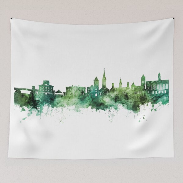 Item preview, New Bern North Carolina Skyline designed and sold by ArtPrints.