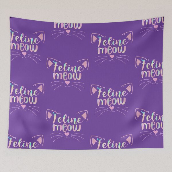 Item preview, Feline meow | cat lover  designed and sold by SilkSpot.