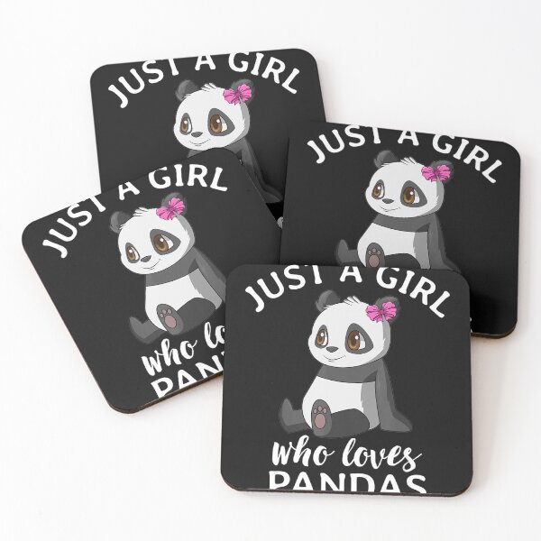 Item preview, Just A Girl Who Loves Pandas Cute Panda  designed and sold by ElesaFox.