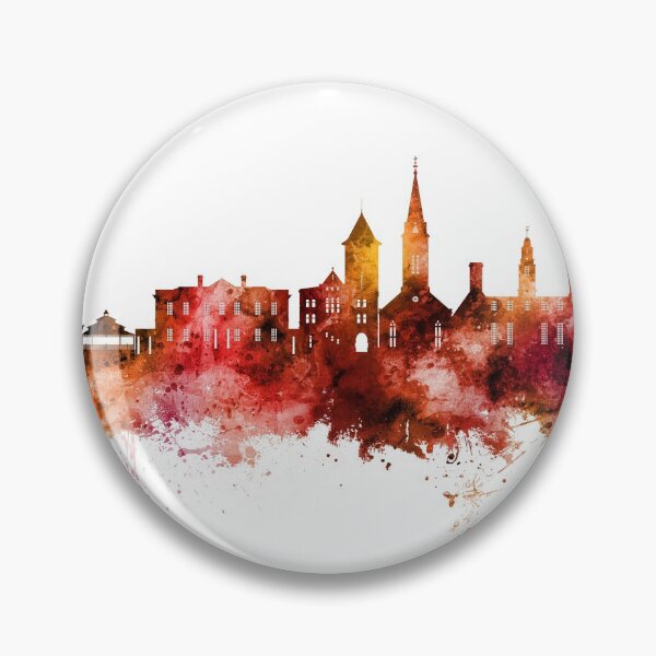 Item preview, New Bern North Carolina Skyline designed and sold by ArtPrints.