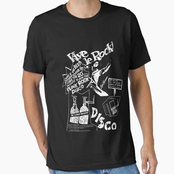 Item preview, Vintage Look Vive Le Rock. Essential T-Shirt designed and sold by CreolaStracke.