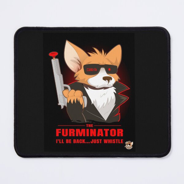 Item preview, The Furminator Corgi Design designed and sold by Tracey Chapman.