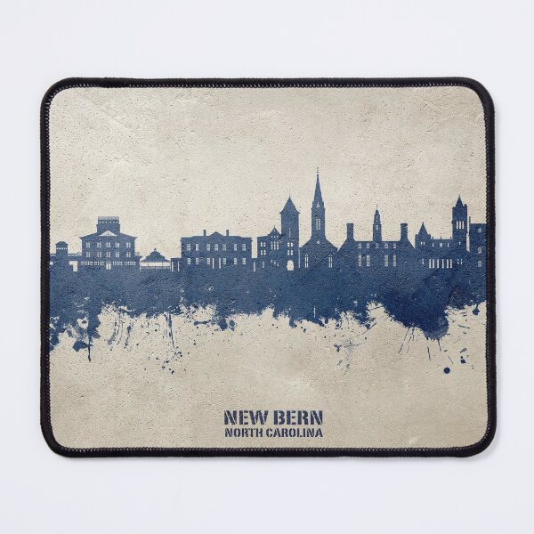 Item preview, New Bern North Carolina Skyline designed and sold by ArtPrints.