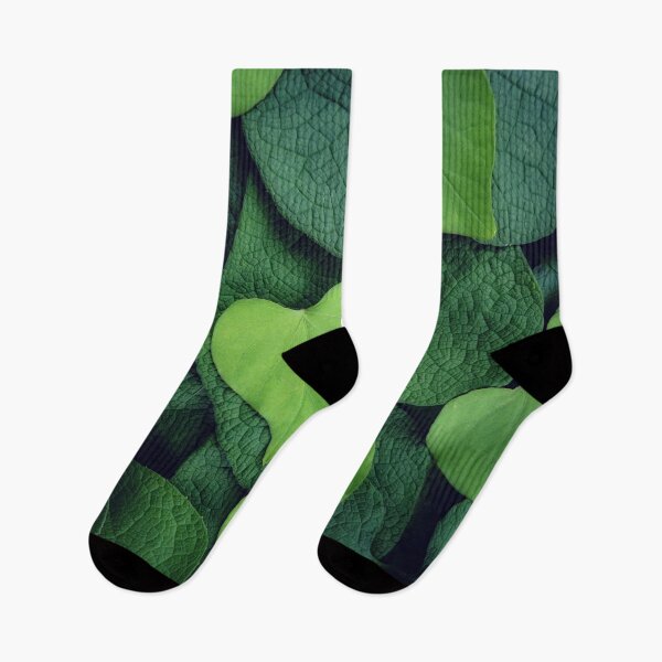 Item preview, Heart Shapes Green Leaf designed and sold by JTS STORE.