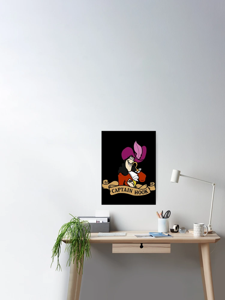 Captain Hook Wall Sticker - Pirate Wall Decal - Mirshka Studio