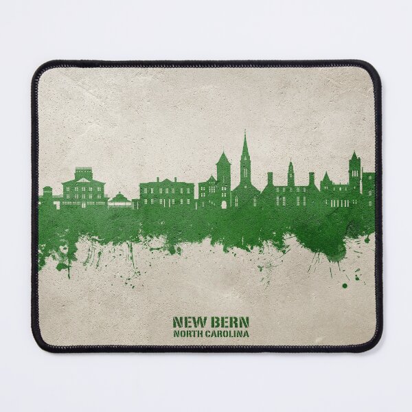 Item preview, New Bern North Carolina Skyline designed and sold by ArtPrints.