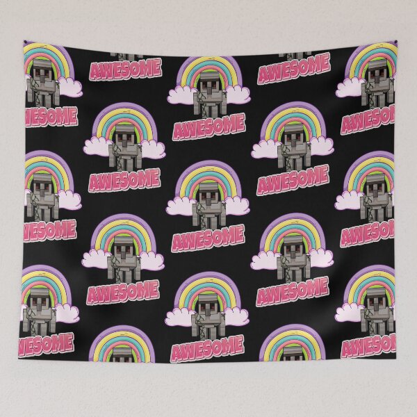Item preview, Rainbow Awesome Iron Golem  designed and sold by CyBertin98.
