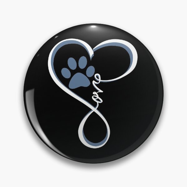 Item preview, Love Dog Heart designed and sold by thanhmaidesign.