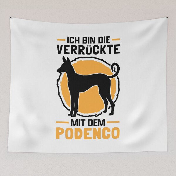 Item preview, Crazy with Podenco Spanish Hound designed and sold by madgrfx.