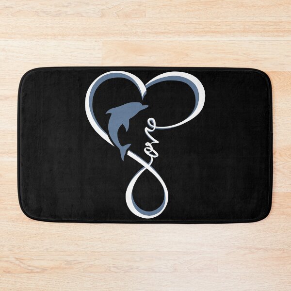 Item preview, Love Dolphin Heart designed and sold by thanhmaidesign.