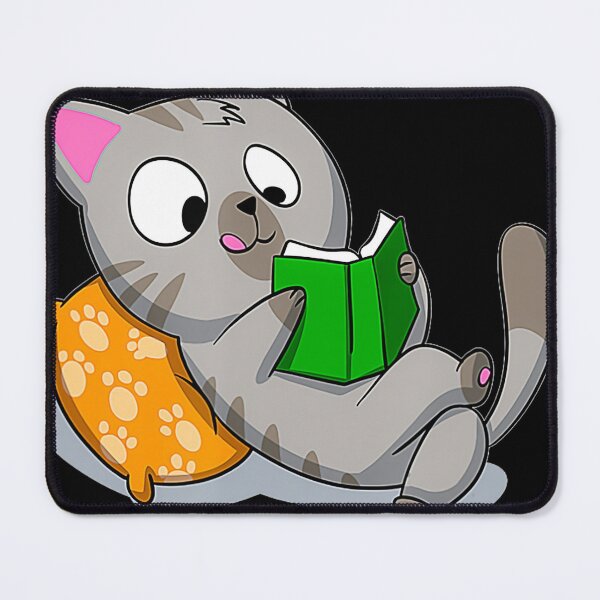 Item preview, Its a Good Day to Read a Book Funny Cat Bookworm designed and sold by exciteamazed.