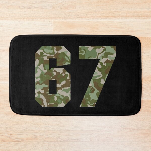 Item preview, Army Camo Number Sixty-seven Veteran Lucky Number 67 designed and sold by Urosek.
