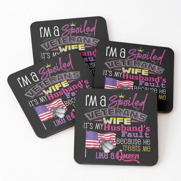Item preview, I'm A Spoiled Veteran's Wife It's My Hus 's designed and sold by angelata.