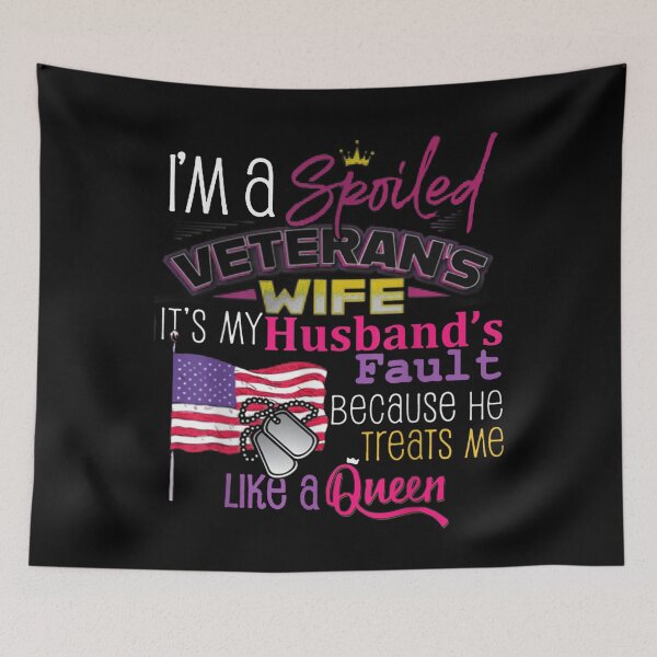 Item preview, I'm A Spoiled Veteran's Wife It's My Hus 's designed and sold by angelata.