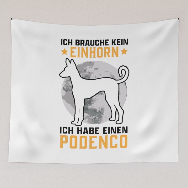 Item preview, Podenco no unicorn spanish greyhound designed and sold by madgrfx.