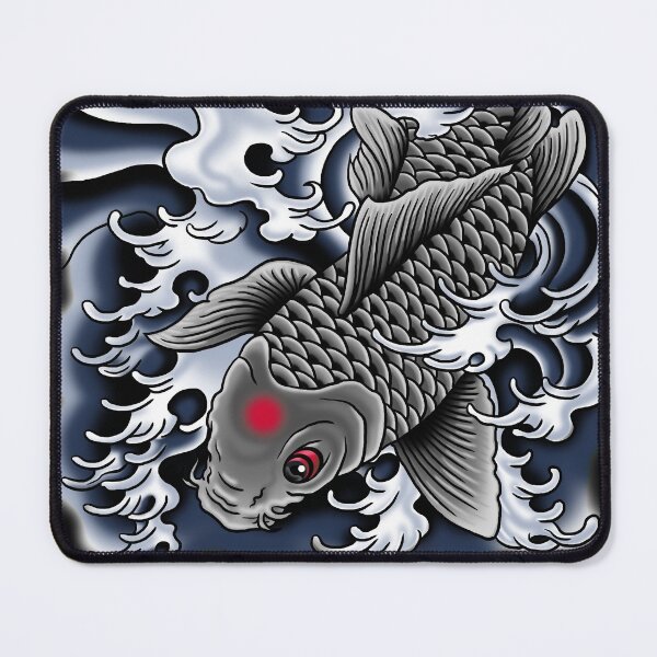 Item preview, Tattoo Koi Grey designed and sold by HexOne.