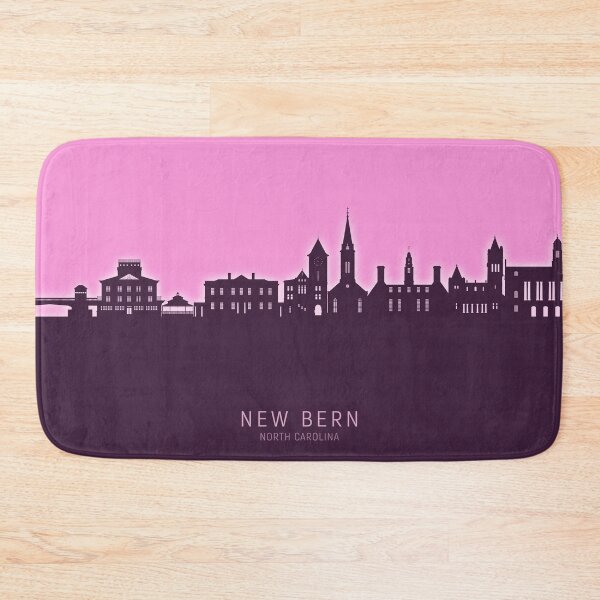 Item preview, New Bern North Carolina Skyline designed and sold by ArtPrints.