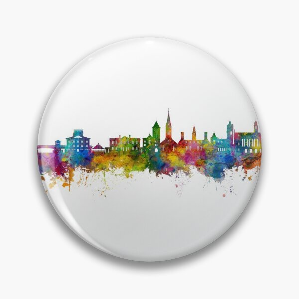 Item preview, New Bern North Carolina Skyline designed and sold by ArtPrints.