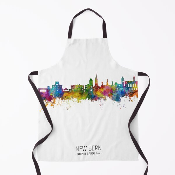 Item preview, New Bern North Carolina Skyline designed and sold by ArtPrints.