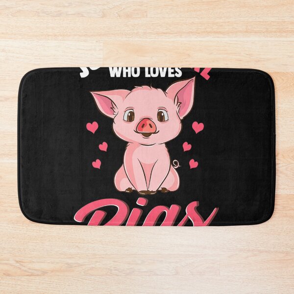 Item preview, Just A Girl Who Loves Pigs Hog Lover Cute Farmer  designed and sold by ElesaFox.